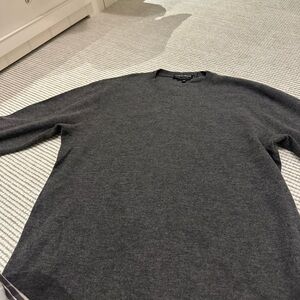 Giorgio Armani Charcoal Cashmere Sweater